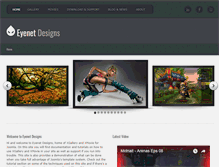 Tablet Screenshot of eyenetdesigns.com